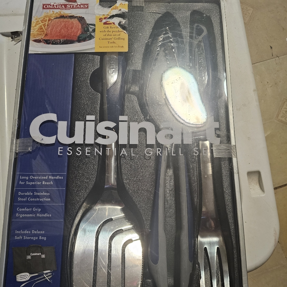 Over sized grilling set